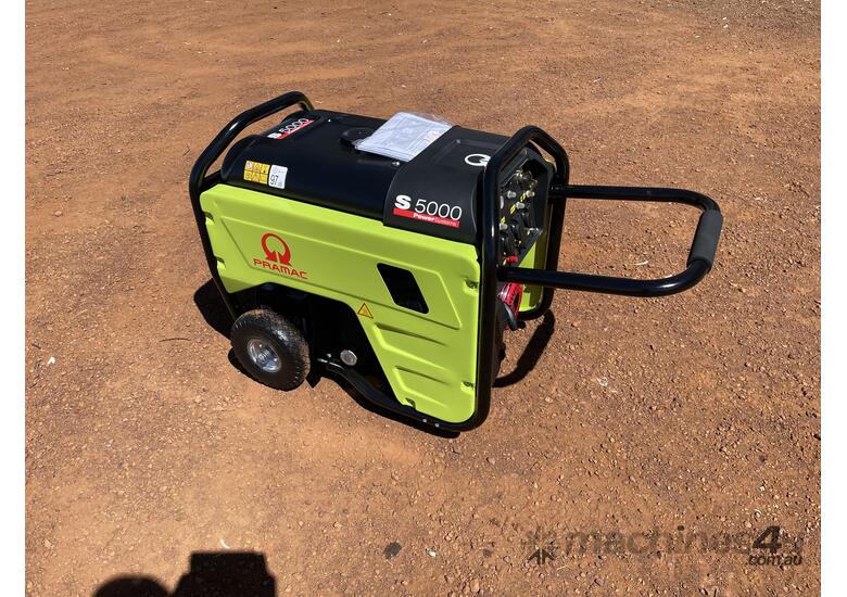 1 x 5.3KVA Pramac Generac Portable Generator (Brand New) UNRESERVED