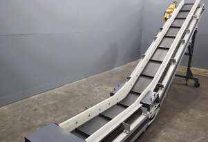 Industrial Motorised Elevator Incline Belt Conveyor - 2m High - Genox CBP5040L