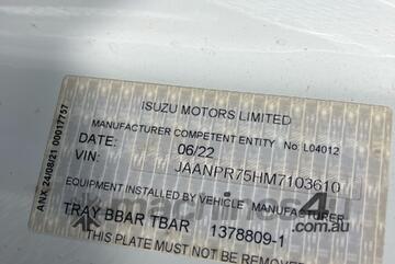 2022 Isuzu NPR 45-155 Table Top