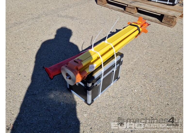 Unused 2026 Captok Self-Leveling Rotary Laser Level With Batteries, Receiver, Tripod, Grade Rod 