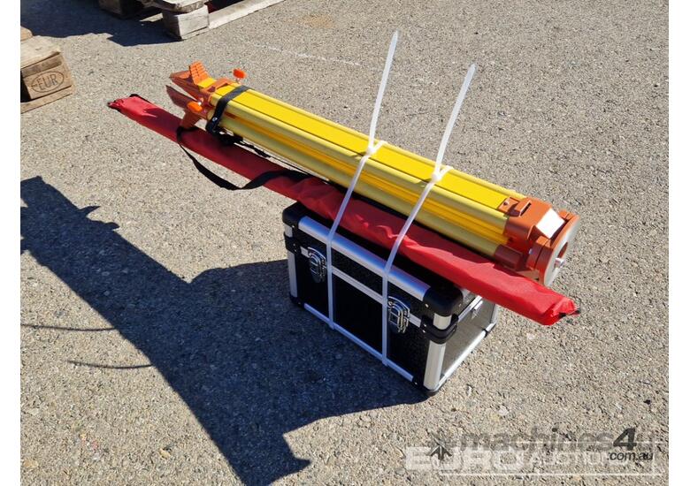 Unused 2026 Captok Self-Leveling Rotary Laser Level With Batteries, Receiver, Tripod, Grade Rod 