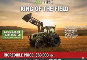 AgKing - 130HP Tractor Premium Cabin - All the features without the price tag!