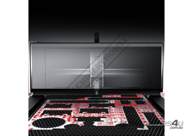 Compact Industrial Fiber Laser Cutting Machine BODOR A3-CE 3kW 3048 x 1524mm Table Includes CE Certi