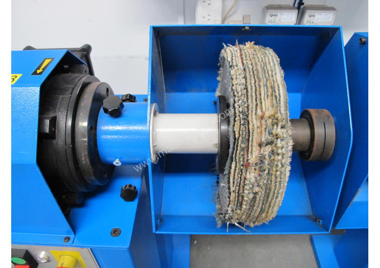 New aceti Dual Spindle Polishing Machine with Dust Extration Deburring