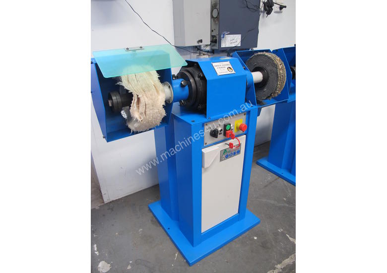 New aceti Dual Spindle Polishing Machine with Dust Extration Deburring