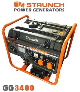 PORTABLE GENERATOR 3.4Kva WITH 12 MONTH WARRANTY