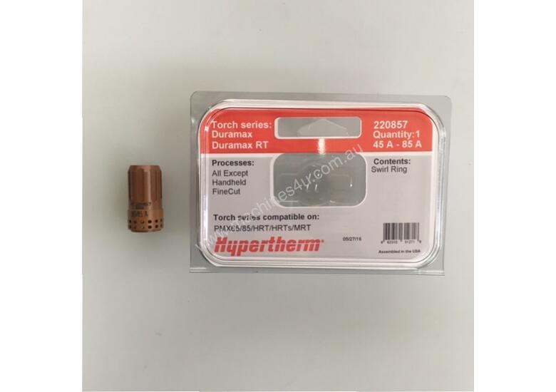 1 Piece Package Hypertherm Genuine Powermax Swirl Ring 45A-85A 220857. 