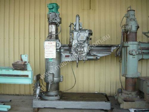 caption ASQUITH No 5 MORSE TAPER RADIAL ARM DRILL
