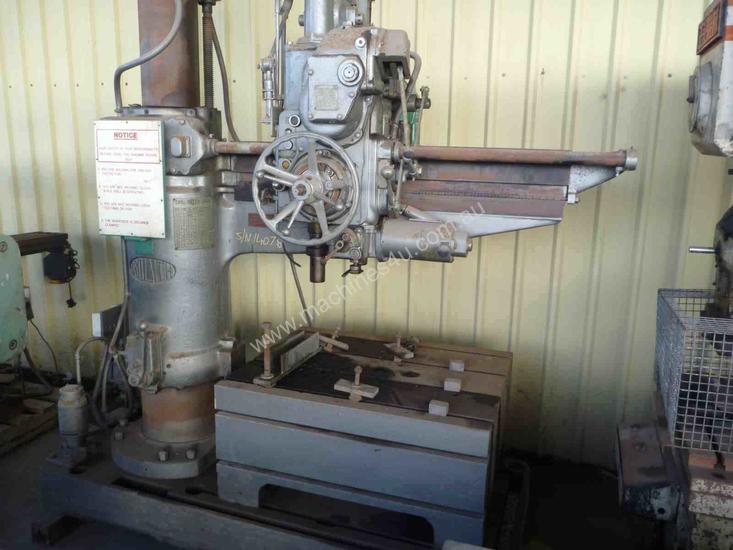 caption ASQUITH No 5 MORSE TAPER RADIAL ARM DRILL