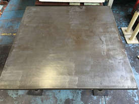 Cast Iron Surface Table, Solid 6ft x 6ft - picture1' - Click to enlarge
