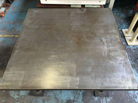 Cast Iron Surface Table, Solid 6ft x 6ft - picture2' - Click to enlarge