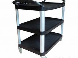 Safco S-91250 Black 3 Tier Foodservice Cart - picture0' - Click to enlarge