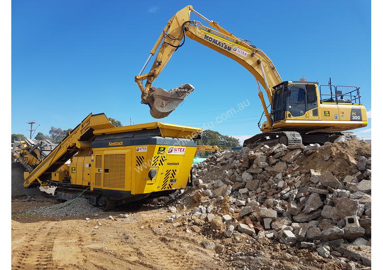 caption Impact Crusher for Hire Wet Hire we come to you