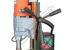 Portable Magnetic Drill EM-50 Includes 2 x Drilling Speeds 250 / 450rpm 50mm Drill Capacity - Manua