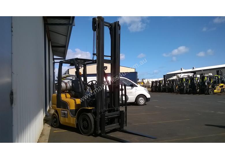 caption Used Nissan 2.5 Tonne LPG Forklift in Bunbury
