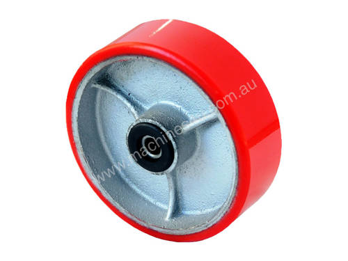 52163 - 200MM PU MOULDED CAST IRON REPLACEMENT WHEEL
