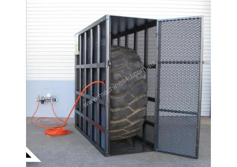 caption Tyre Inflation Safety Cage