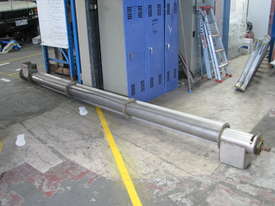 Stainless Auger Feeder Screw Conveyor - 4m long - picture0' - Click to enlarge