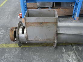 Stainless Auger Feeder Screw Conveyor - 4m long - picture2' - Click to enlarge