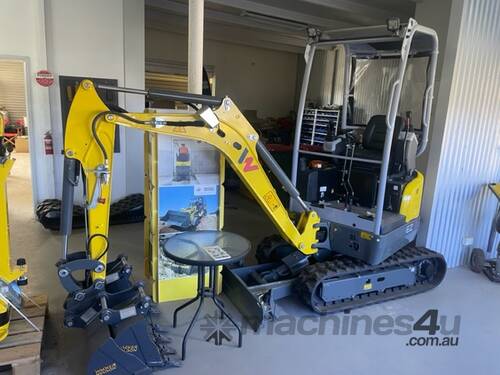 2024 Wacker Neuson EZ17QH Excavator WITH FLOATING BLADE & 5YR WARRANTY