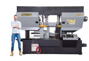 EFFICIENT & FAST = REDUCED COSTS - Hydmech H-22A Twin Column Horizontal Automatic CNC Bandsaw