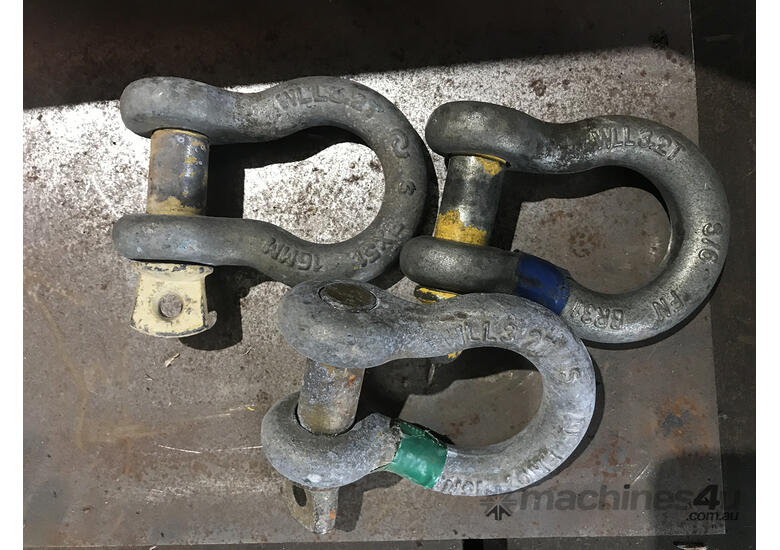 Used Unknown Bow D Shackle 3 2 Ton Crane Lifting Rigging Equipment