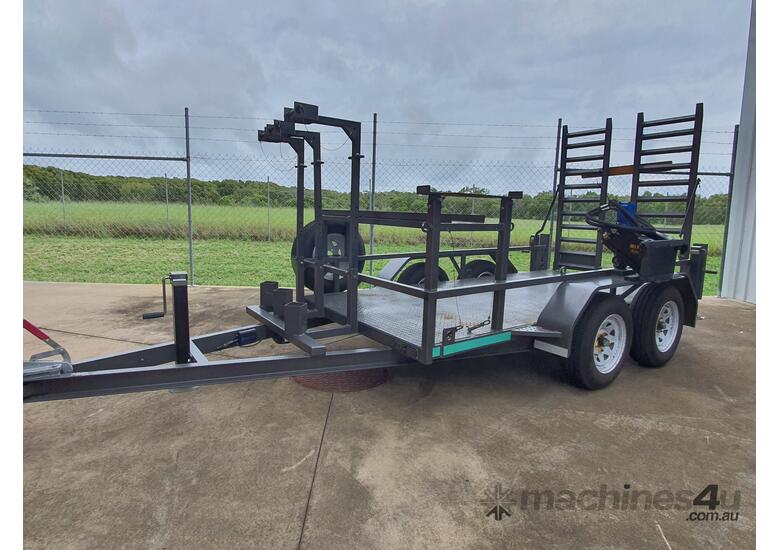 caption Plant Trailer 2800kg - With Attachment Racks