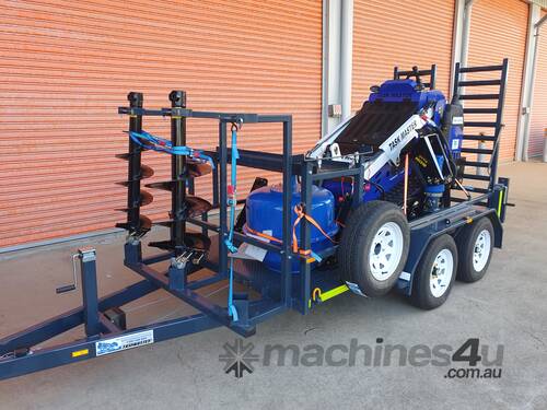 Plant Trailer 2800kg - With Attachment Racks