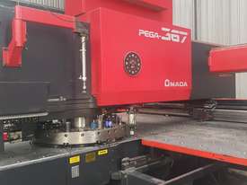 Amada Pega 367 Turret Punch with LKI 300 Sheet Loader - picture0' - Click to enlarge