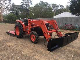 2011 Kubota L3540 HST Tractor Front End Loader 4in1 Bucket Slasher - picture0' - Click to enlarge