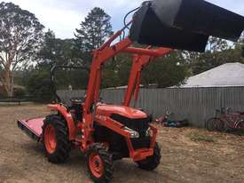 2011 Kubota L3540 HST Tractor Front End Loader 4in1 Bucket Slasher - picture1' - Click to enlarge