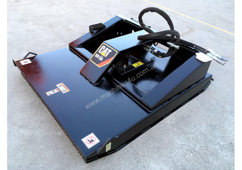 Used 2012 Caterpillar Cat BR166 brushcutter slasher Skid Steer Slasher