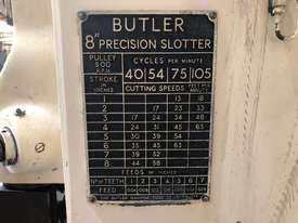 BUTLER SLOTTER - SLOTTING MACHINE - picture2' - Click to enlarge