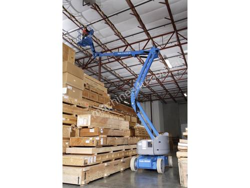 caption Genie Z-40/23N 40ft Electric Narrow Knuckle Boom Lift - Compact & Versatile