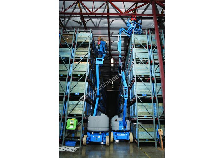 caption Genie Z-40/23N 40ft Electric Narrow Knuckle Boom Lift - Compact & Versatile
