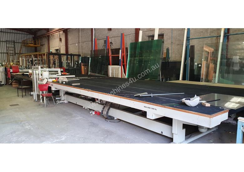 Used intermac Intermac Fox BC Glass Cutting Table Glass Cutting Machine