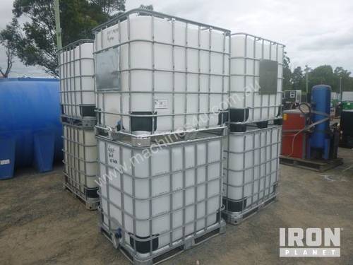 Qty of 1000 Litre Plastic Tubs .