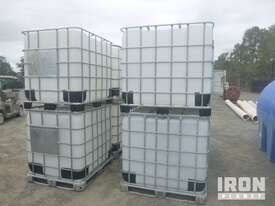 Qty of 1000 Litre Plastic Tubs . - picture0' - Click to enlarge