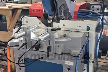 HAFCO ALU-350A MITRE Yr 2024. UPCUT SEMI-AUTO 400mm. TIGER STOP AUTO PUSH. LEDA POPUP. BROBO 400mm