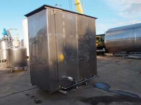 Stainless Steel Storage Tank (Vertical), Capacity: 7,000Lt - picture1' - Click to enlarge