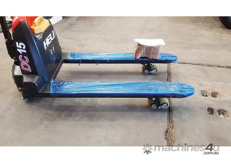 Hire 2020 heli 1500k g Lithium Battery Pallet Trucks from 20pd Powered