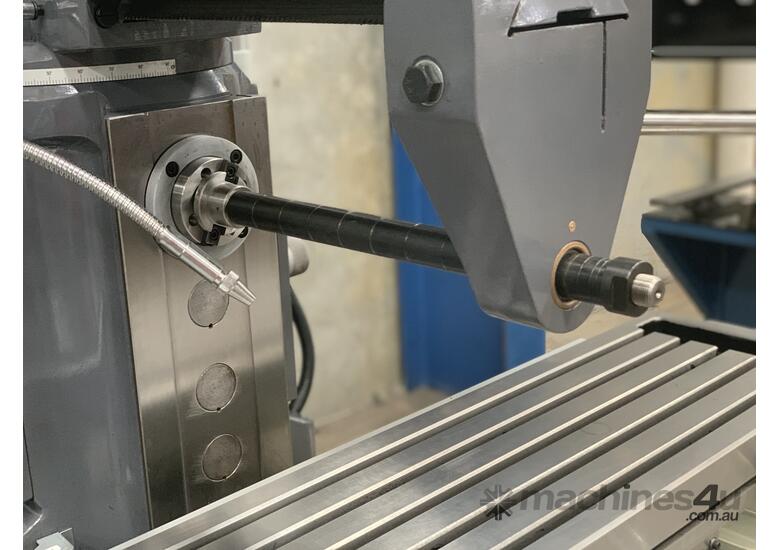 caption Industrial Built 240Volt Universal Milling Machine With ISO40 Spindle & 3 Axis Digital Read Out