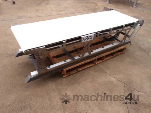 Flat Belt Conveyor, 1670mm L x 520mm W x 400mm H