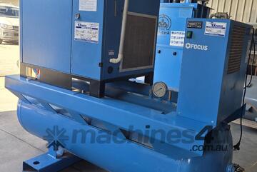 Ceccato/ Focus 11kw. ECO 7.5kw. Atlas GA22VSD. Kaeser Aircenter 9kw/ 22kw. CompAir18kw. Champion22kw