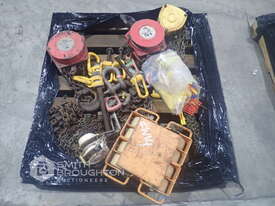 PALLET COMPRISING OF CHAIN BLOCKS, ANCHORS & TUGS - picture2' - Click to enlarge