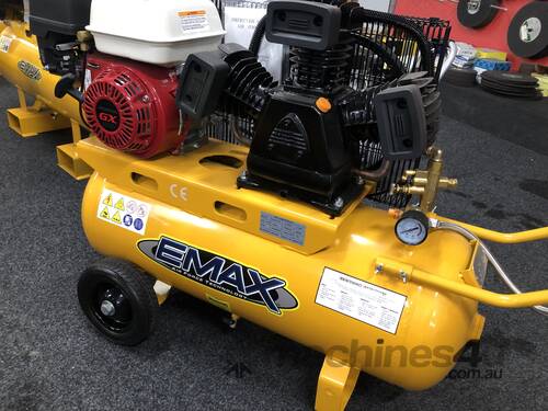 EMAX EMX6570PH WORKSHOP SERIES PETROL AIR COMPRESSOR FREE CAPITAL CITY FREIGHT