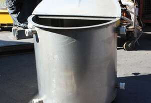 785L STAINLESS Process Vessel TANK level & temperature sensors forkliftable