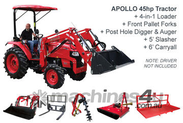 APOLLO 45hp Fencing & Mowing Tractor Package