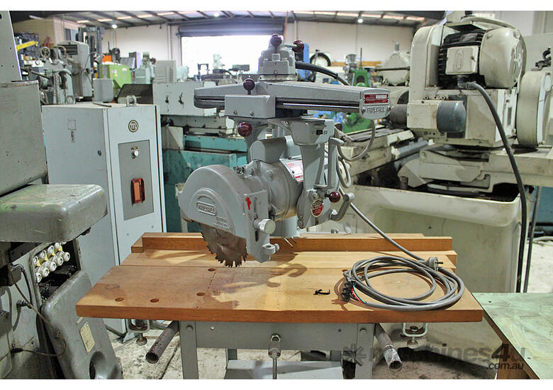 caption Paulcall RS 4H Radial Arm Woodworking Saw (240V)