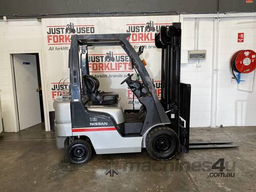 NISSAN L01A18 GAS FORKLIFT 1.8 TON 1800 KG CAPACITY GAS FORKLIFT 3500 MM 2 STAGE MAST